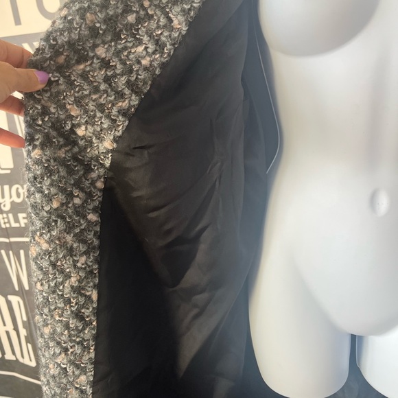 Vintage Cozy Mohair Blend Sweater Coat with Balloon Sleeves Size Large - Picture 6 of 7